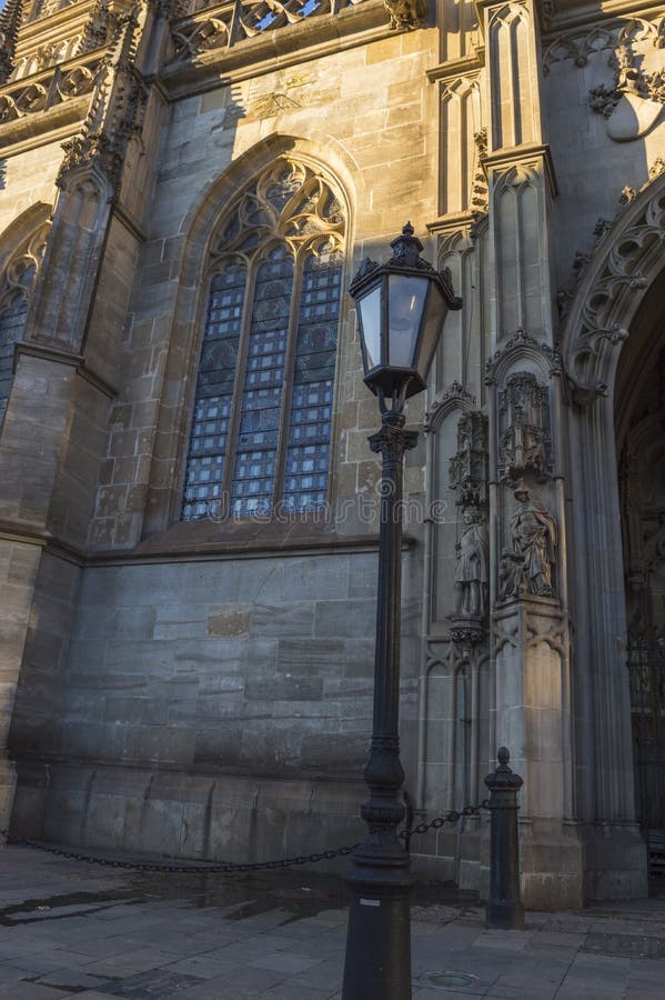 Detail of Catholic temple exterior