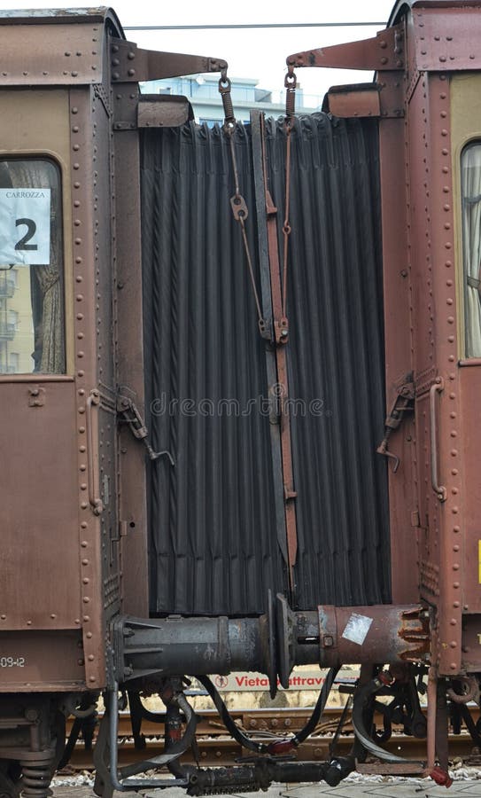 Detail of classic wagon stock photo