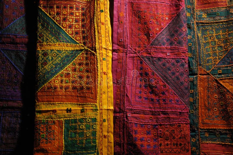 Detail of colored fabric royalty free stock images Detail of colored fabric royalty free stock images