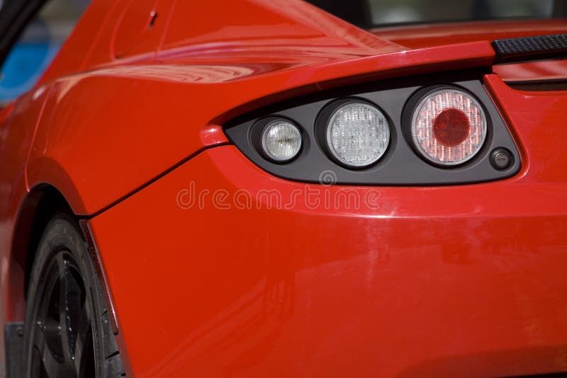 Detail eines SportAutos stockbild. Bild von drehzahl 13475867