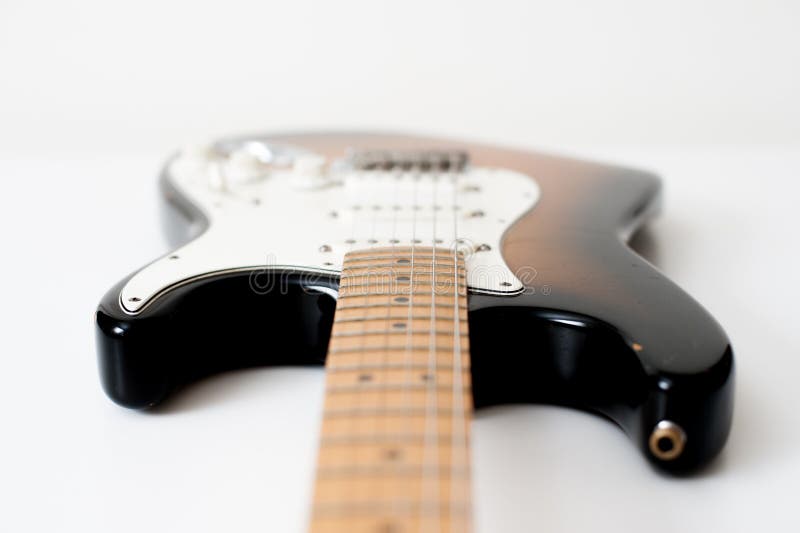 Detail of electric guitar