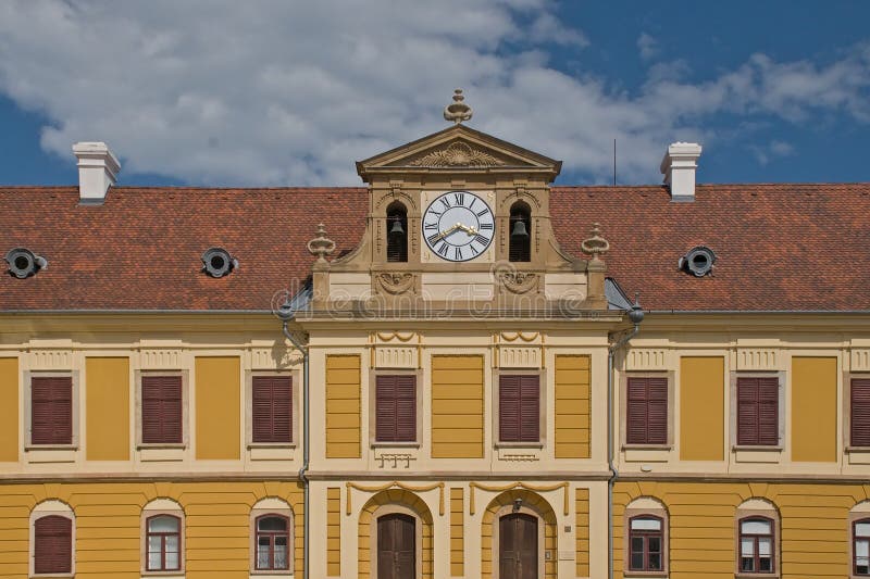 Detail of the Episcopal Archives Pecs stock photo