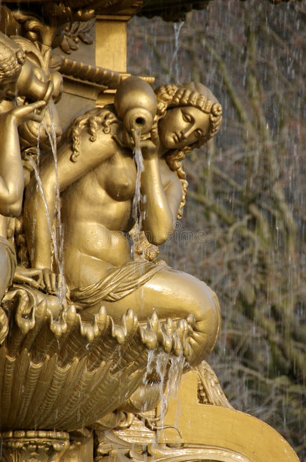 Detail of Fountain near Edinburgh Castle