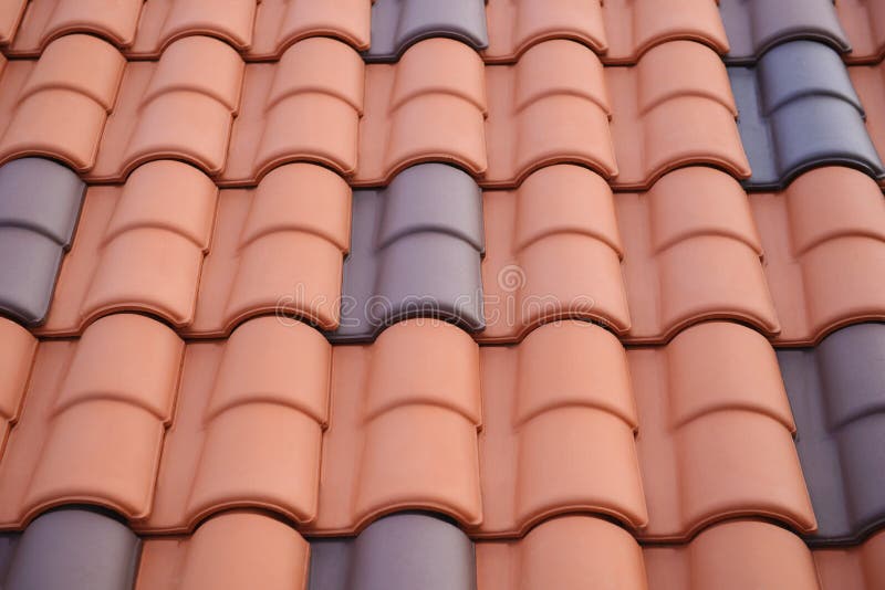 Detail geschossen vom Dach lizenzfreies stockbild Detail geschossen vom Dach lizenzfreies stockbild