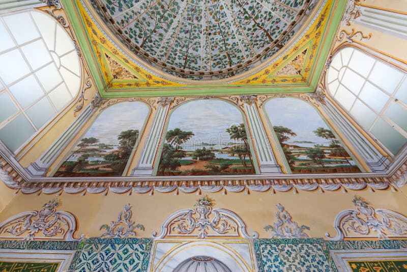Detail of Harem Ceiling royalty free stock photography