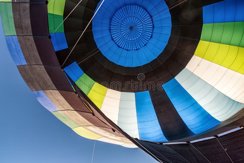 Hot Air Balloon at High Altitude Stock Photo Image of colors, mexico