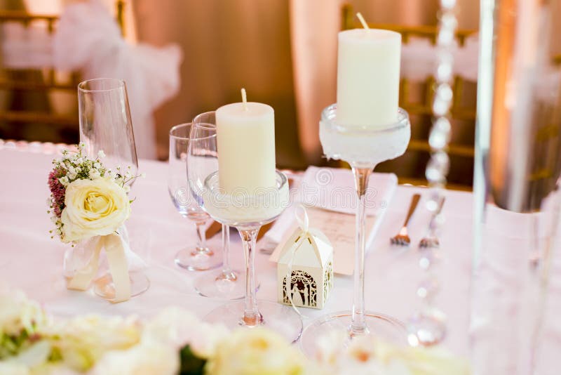 Wedding table decoration stock image. Image of beautiful 107251065