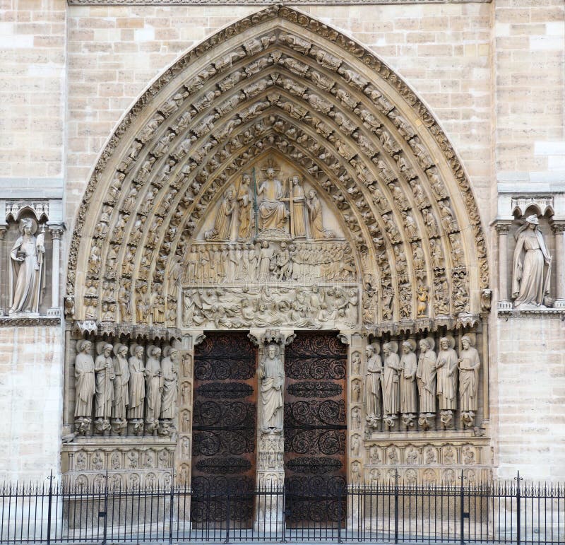 Detail of Notre Dame de Paris