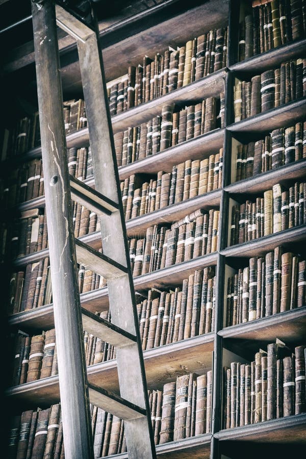 Classic Library. Antique Furniture Stock Image Image of archive