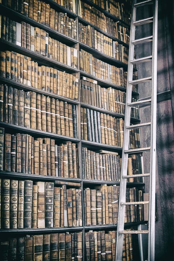 Classic Library. Antique Furniture Stock Image Image of archive