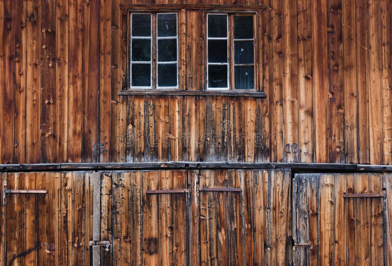 Detail Of Old And Weathered Barn Doors Stock Photo - Image 