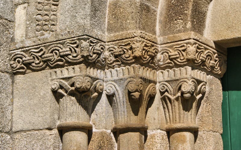 Download Detail Of Romanesque Monastery Of Sao Pedro De Ferreira Stock Image - Image of landmark, religion: 95570665