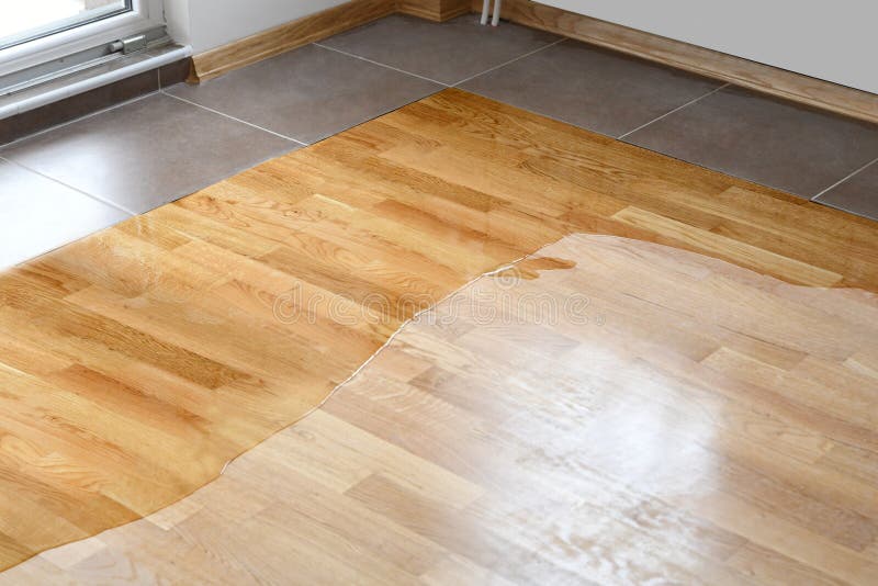 Detail from the room where the parquet is started royalty free stock images