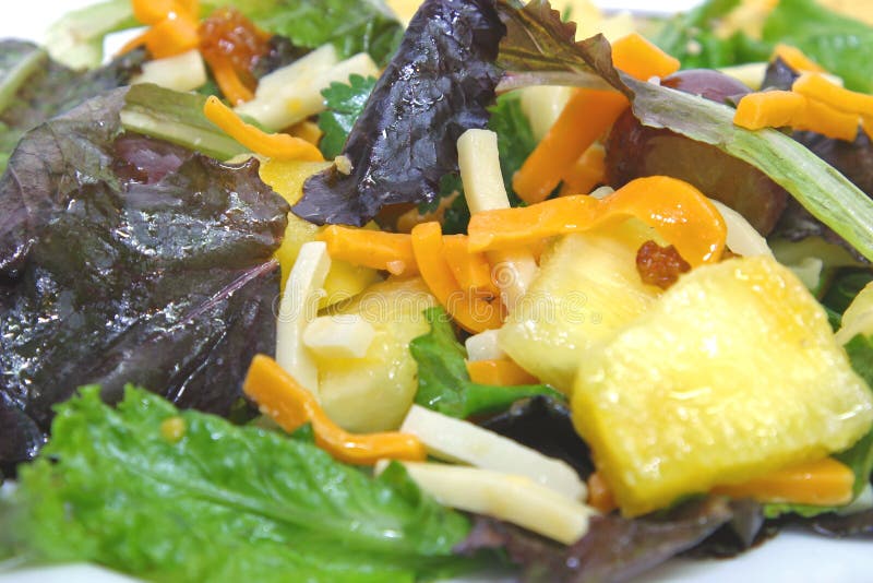 Detail of a salad