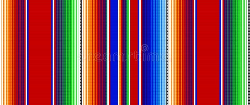 Mexican rug pattern. serape stripes vector vector illustration