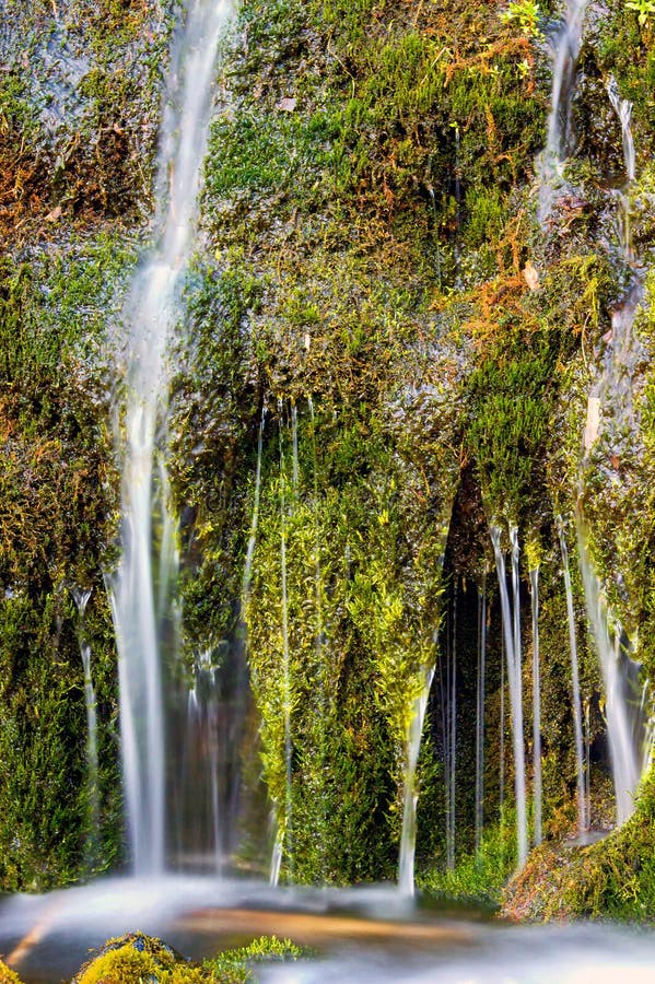 Detail of a small waterfall