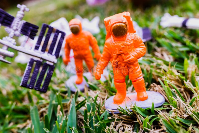 plastic astronaut figures