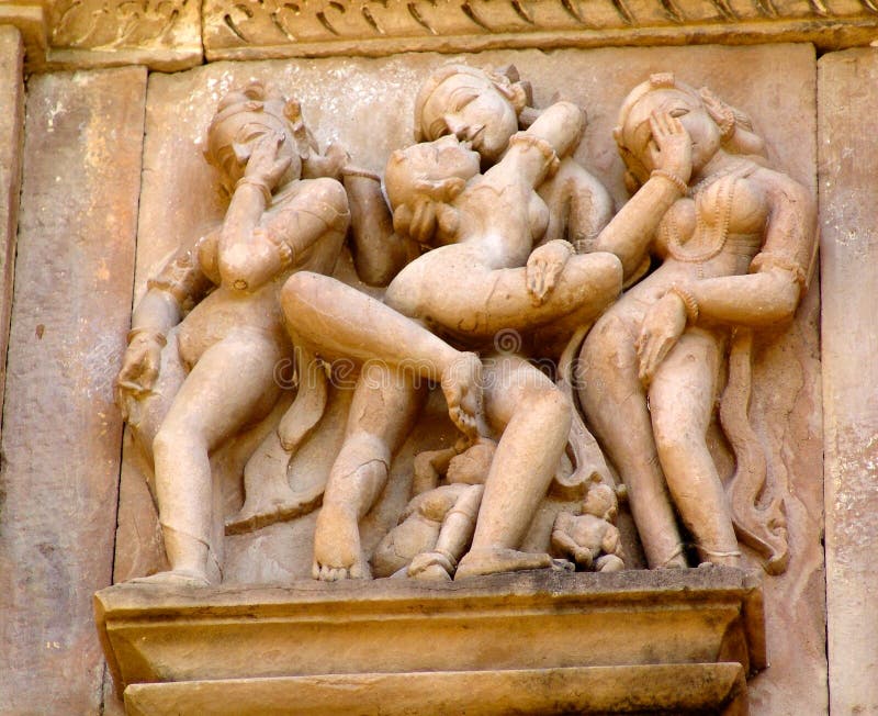 Detail from temples at Khajuraho, India