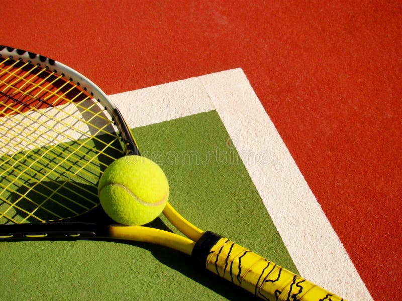 493 Tennis Ball Racket Court Wallpaper Stock Photos Free & Royalty