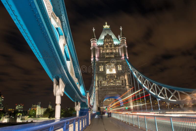 Detail of Tower Bridge in London