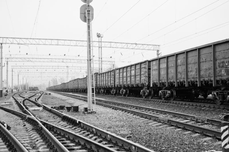 Detail View on a Cargo Train Coupler Stock Photo Image of freight