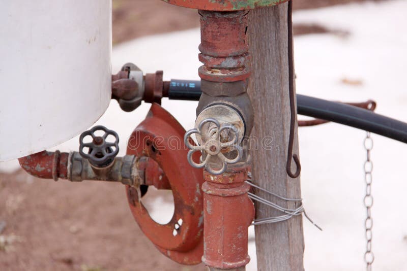 Detail of water pump stock image. Image of rubber, blue 85386399