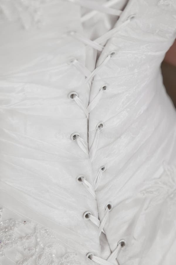 Detail of wedding dress