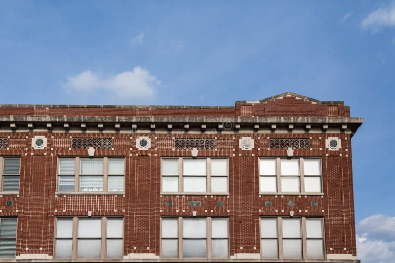 Detail Work on Old Brick Building