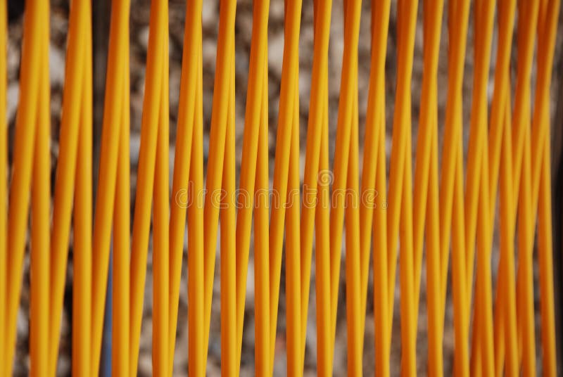 Detail on Yellow Beach Chair