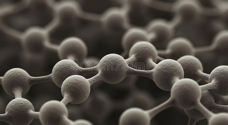 Abstract Atomic Network Background vector illustration