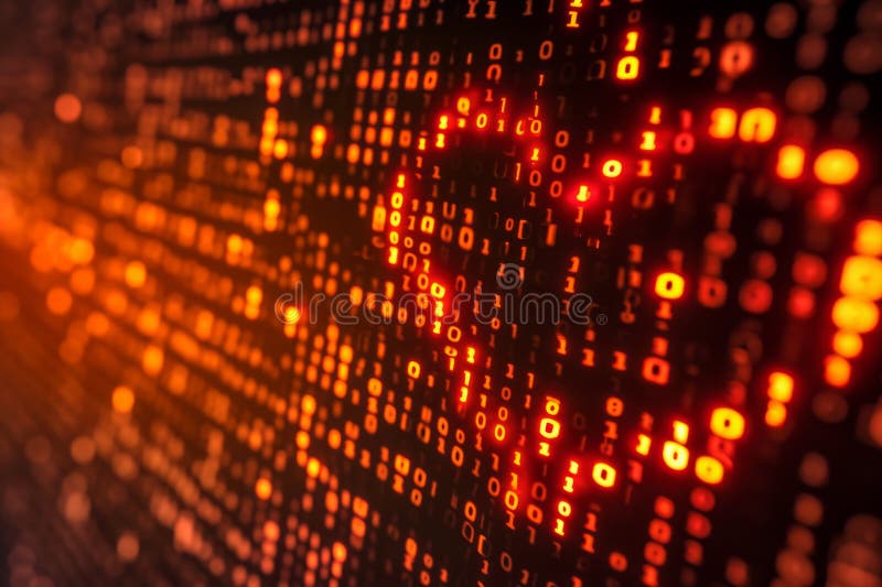 A Detailed Close-up Image of a Computer Screen Displaying a Series of ...