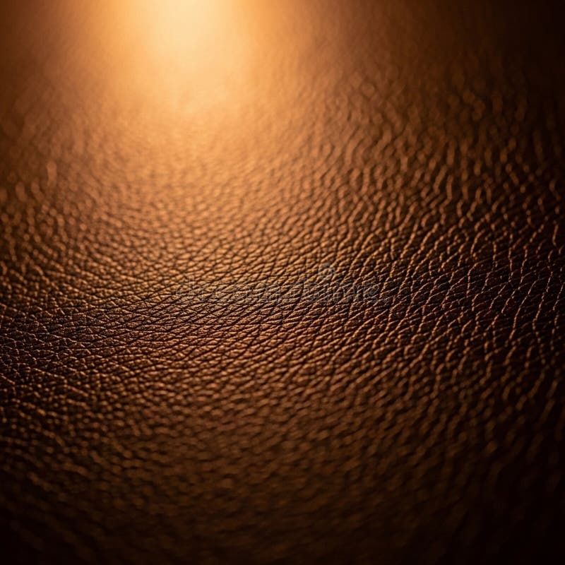 Detailed close up of a textured surface resembling brown leather royalty free illustration