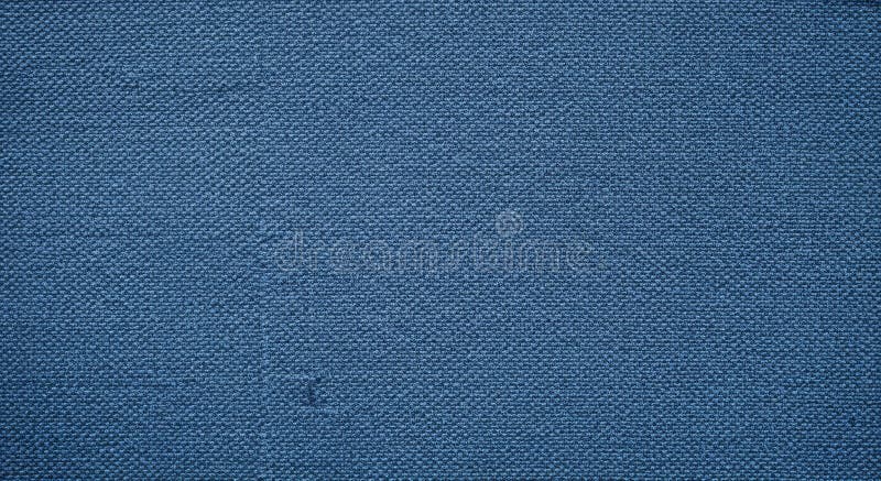 Detailed Close Up Of Woven Blue Textile Fabric Showing Consistent Pattern Texture Background Material royalty free illustration