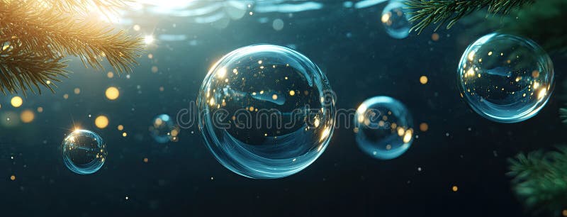 Detailed digital rendering showcases an amoeba with realistic textures and lighting effects, floating in a dark space vector illustration