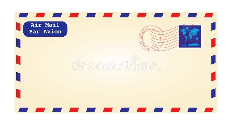 Air mail envelope