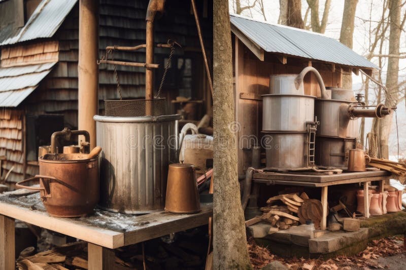 Maple Syrup Harvesting Stock Illustrations 42 Maple Syrup Harvesting