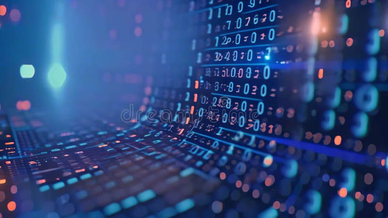 A Detailed View of a Computer Screen Showing a Multitude of Numbers and ...
