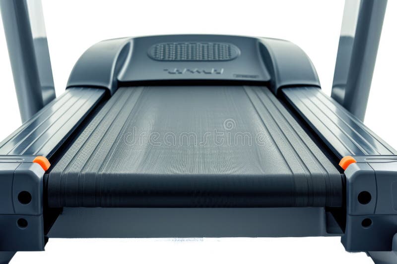 A detailed view of a tread machine. Ideal for fitness and exercise concepts royalty free stock photography