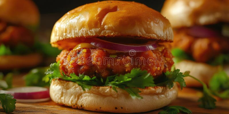 Detaillierte Ansicht eines Sandwiches auf einem Tisch, der sich perfekt für Essen oder Rezepte eignet lizenzfreies stockfoto