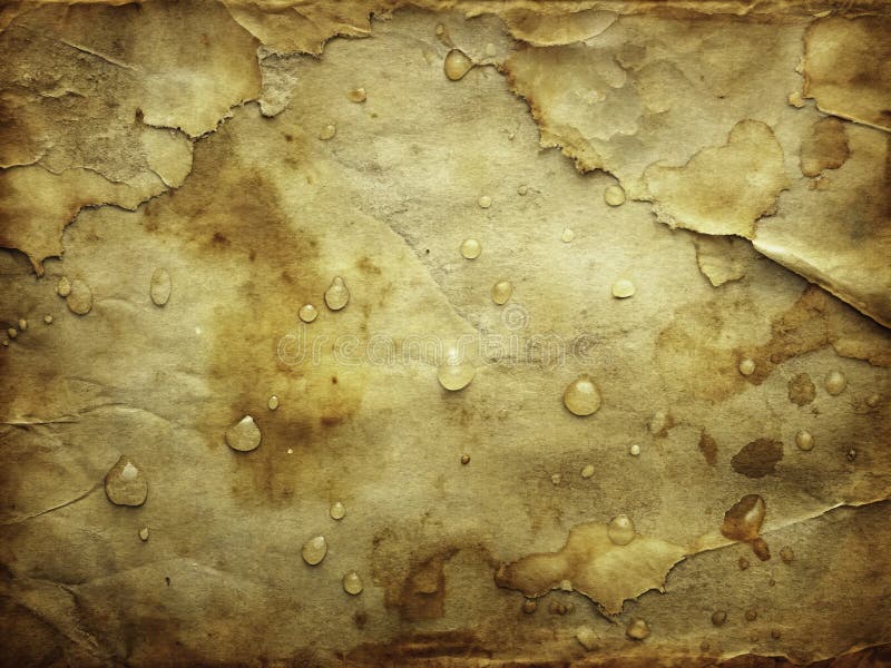 Detaillierte Schließung von gealtertem wassergefärbtem Papier : eine Vintage Grunge Textur für Design & Hintergrund Anwendungen vektor abbildung