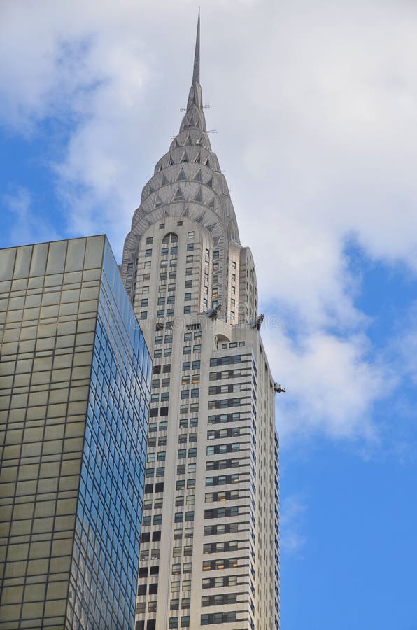 Details of the Chrysler Building Facade Editorial Stock Photo - Image ...
