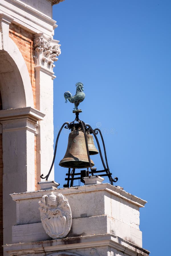 Details des Basilika della Santa Casa in Italien Marken lizenzfreies stockfoto Details des Basilika della Santa Casa in Italien Marken lizenzfreies stockfoto
