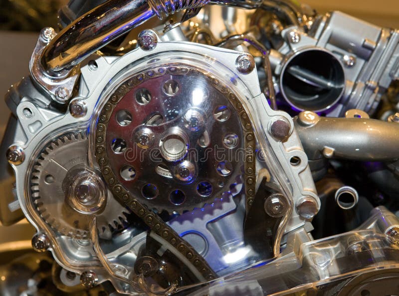 Details, elements of engine royalty free stock photo