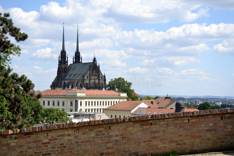 Details en architectuur van Brno royalty-vrije stock foto's
