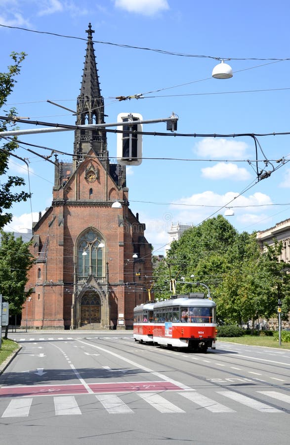 Details en architectuur van Brno stock foto's