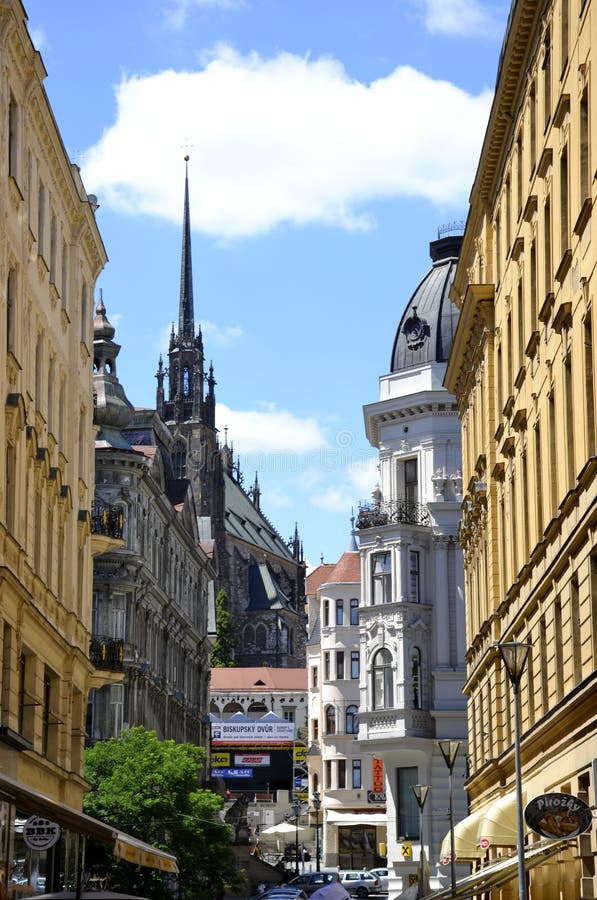 Details en architectuur van Brno royalty-vrije stock foto