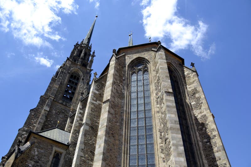 Details en architectuur uit Brno stock foto's