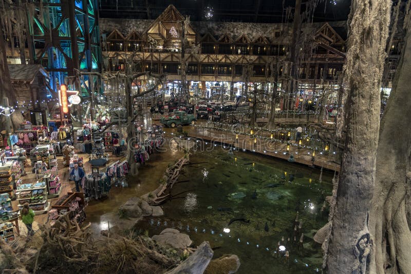 Details Inside the Bass Pro Shop Pyramid Memphis Tennessee