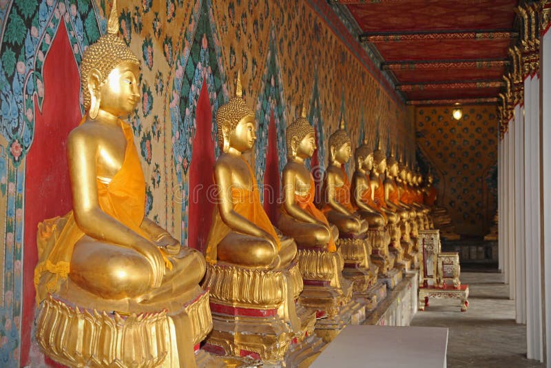 Details from Inside of a Buddhist Temple Stock Image - Image of colors ...