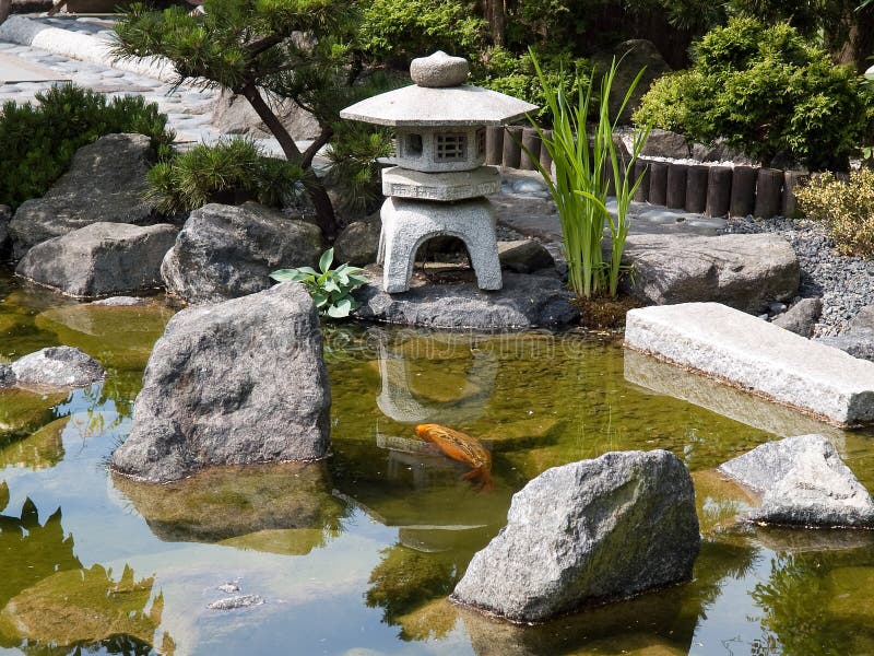 Details of Japanese garden